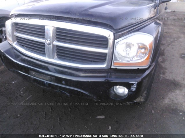 1D8HB58266F126466 - 2006 DODGE DURANGO LIMITED BLACK photo 6