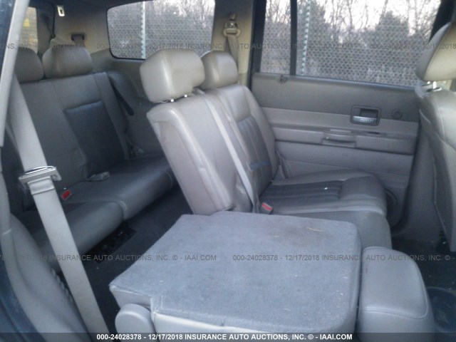 1D8HB58266F126466 - 2006 DODGE DURANGO LIMITED BLACK photo 8