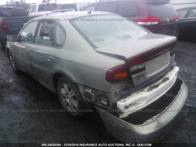 4S3BE896X47202728 - 2004 SUBARU LEGACY OUTBACK 3.0 H6/3.0 H6 VDC BEIGE photo 3