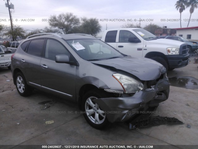 JN8AS5MVXBW254871 - 2011 NISSAN ROGUE S/SV/KROM GRAY photo 1