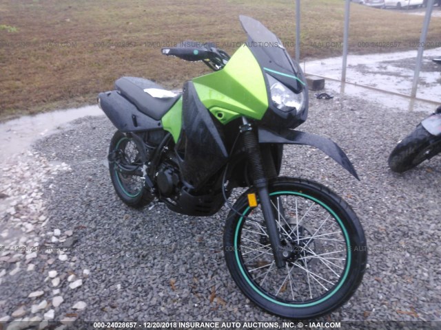 JKAKLEE10DDA58913 - 2013 KAWASAKI KL650 E GREEN photo 1