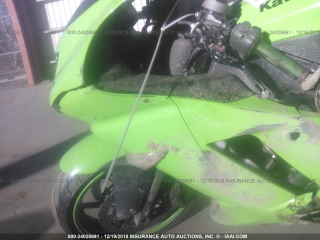 JKAZX4P178A045560 - 2008 KAWASAKI ZX600 P GREEN photo 5