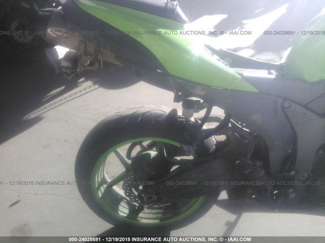 JKAZX4P178A045560 - 2008 KAWASAKI ZX600 P GREEN photo 6