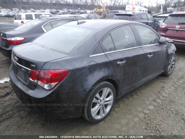 1G1PG5SB2G7223558 - 2016 CHEVROLET CRUZE LIMITED LTZ BLACK photo 4