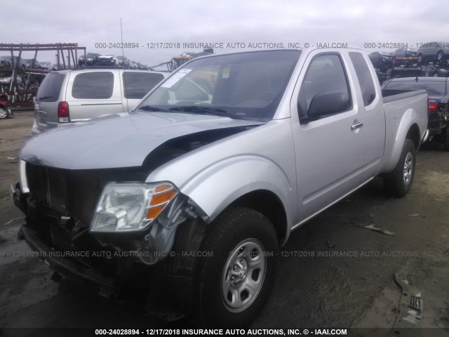 1N6BD0CT2CC478116 - 2012 NISSAN FRONTIER S/SV SILVER photo 2