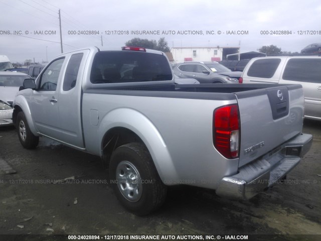 1N6BD0CT2CC478116 - 2012 NISSAN FRONTIER S/SV SILVER photo 3