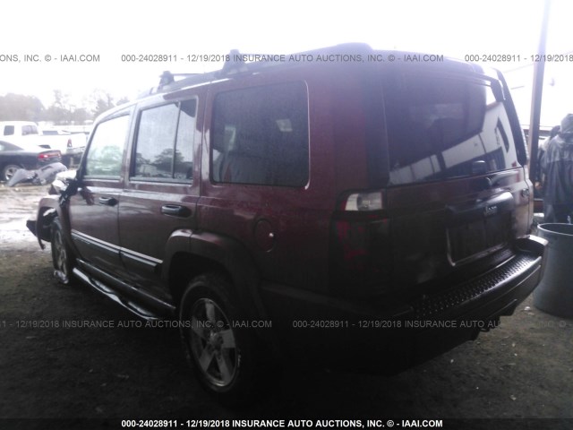 1J8HH48K96C206619 - 2006 JEEP COMMANDER Qırmızı foto 3