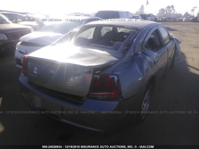 2B3KA43G46H306548 - 2006 DODGE CHARGER SE/SXT GRAY photo 4