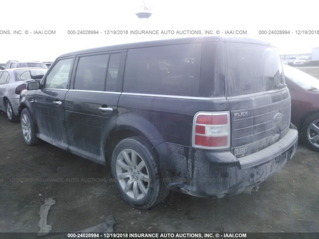 2FMDK53C49BA34772 - 2009 FORD FLEX LIMITED BLACK photo 3