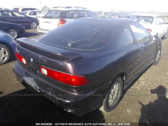 JH4DC445XWS011041 - 1998 ACURA INTEGRA LS BURGUNDY photo 4