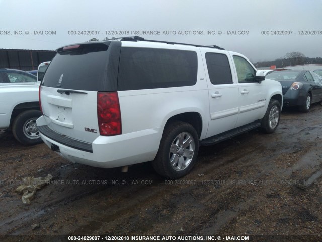 1GKFC16J07J234929 - 2007 GMC YUKON XL C1500 WHITE photo 4