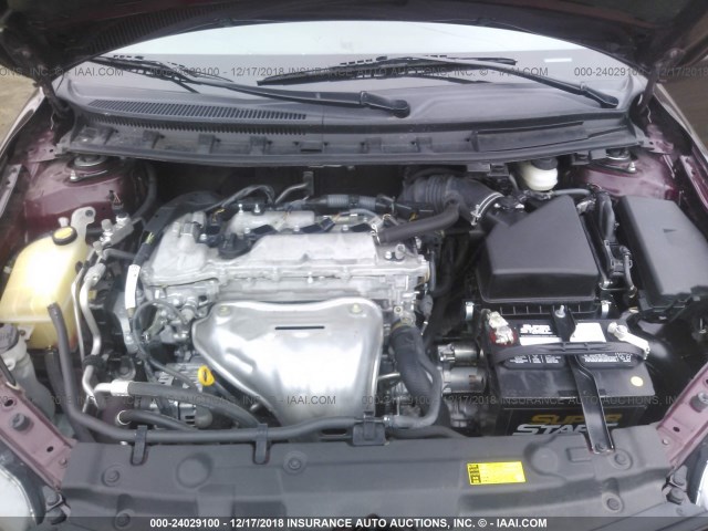 JTKJF5C73C3030985 - 2012 TOYOTA SCION TC 紫色 照片 10