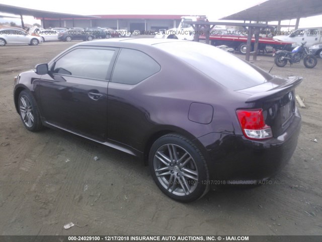 JTKJF5C73C3030985 - 2012 TOYOTA SCION TC 紫色 照片 3