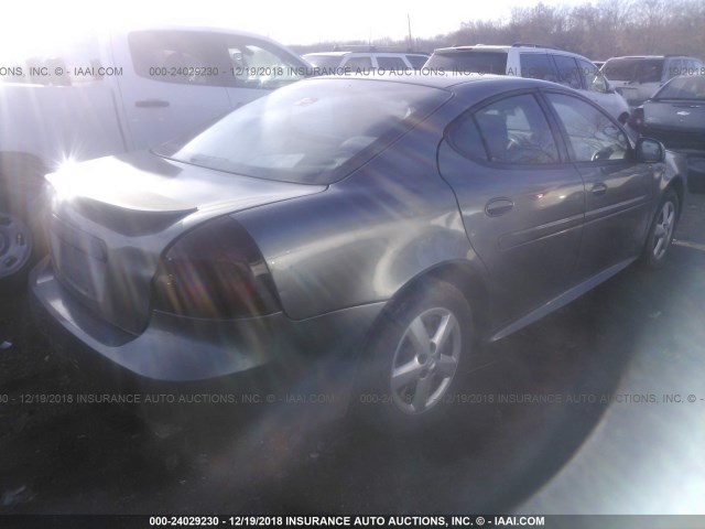 2G2WP542X51177380 - 2005 PONTIAC GRAND PRIX GRAY photo 4