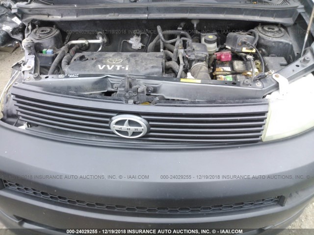 JTLKT324X64067308 - 2006 TOYOTA SCION XB Қара фото 10