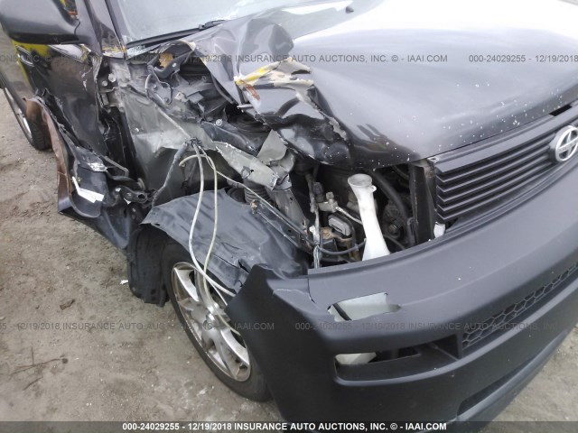 JTLKT324X64067308 - 2006 TOYOTA SCION XB Қара фото 6