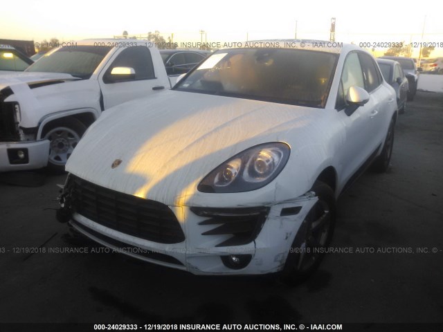 WP1AA2A5XHLB09288 - 2017 PORSCHE MACAN WHITE photo 2