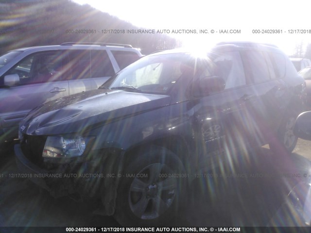 1C4NJDBBXGD551631 - 2016 JEEP COMPASS SPORT GRAY photo 2