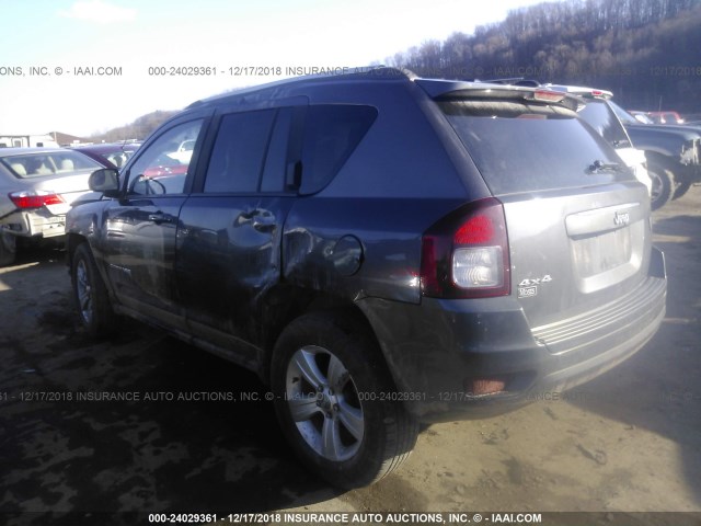 1C4NJDBBXGD551631 - 2016 JEEP COMPASS SPORT GRAY photo 3