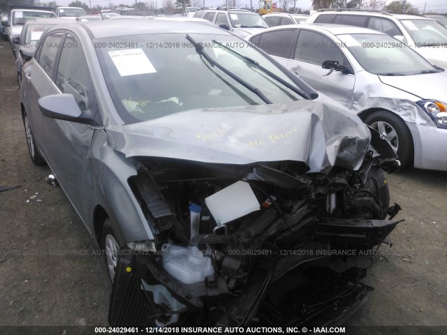 KMHD35LH6HU365127 - 2017 HYUNDAI ELANTRA GT GRAY photo 1