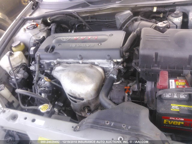 4T1BE30K85U611645 - 2005 TOYOTA CAMRY LE/XLE/SE GRAY photo 10