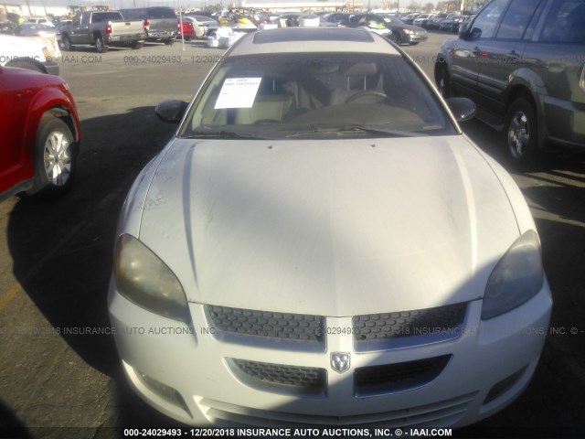 4B3AG52H33E077596 - 2003 DODGE STRATUS R/T WHITE photo 6