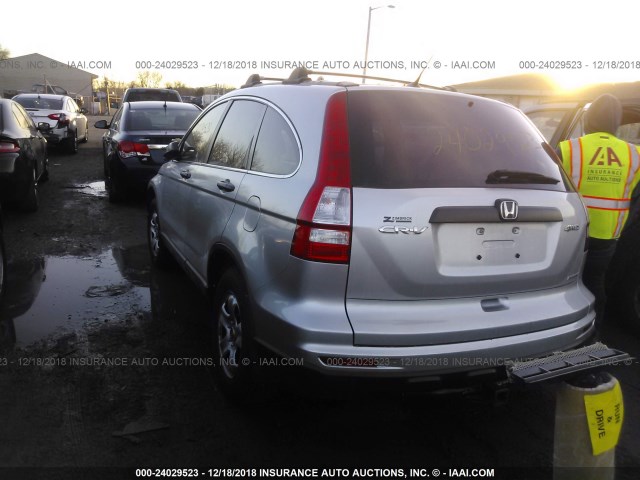 JHLRE4H42BC027485 - 2011 HONDA CR-V SE SILVER photo 3