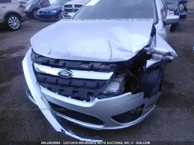 3FAHP0HAXBR235784 - 2011 FORD FUSION SE ვერცხლისფერი ფოტო 6