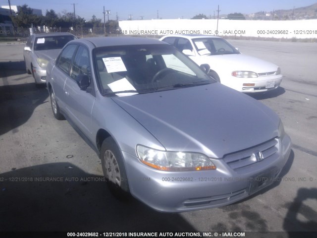 1HGCF86602A151232 - 2002 HONDA ACCORD VALUE SILVER photo 1