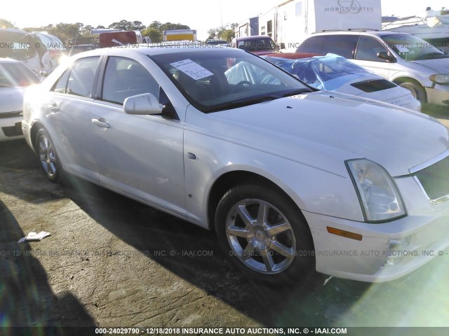 1G6DW677560214404 - 2006 CADILLAC STS WHITE photo 1