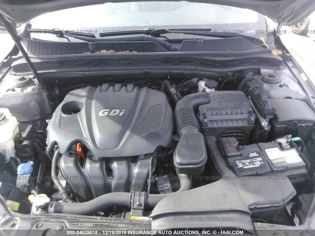 5XXGM4A77FG461256 - 2015 KIA OPTIMA LX فضي صورة 10