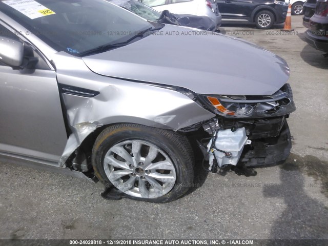5XXGM4A77FG461256 - 2015 KIA OPTIMA LX فضي صورة 6
