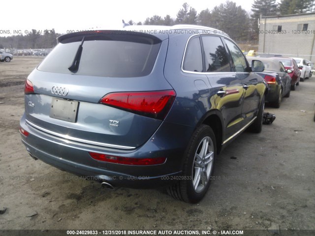 WA1CMAFP2FA061021 - 2015 AUDI Q5 TDI/PREMIUM PLUS BLUE photo 4