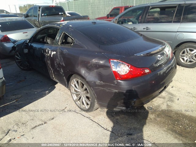 JNKCV64E18M118732 - 2008 INFINITI G37 JOURNEY/SPORT BLACK photo 3