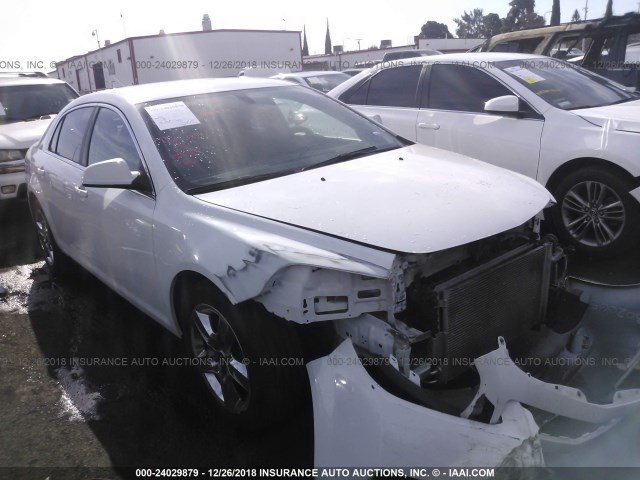 1G1ZC5EB1AF292965 - 2010 CHEVROLET MALIBU 1LT WHITE photo 1