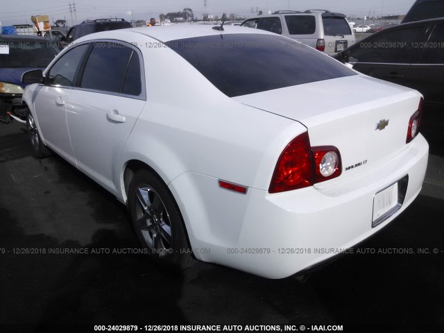 1G1ZC5EB1AF292965 - 2010 CHEVROLET MALIBU 1LT WHITE photo 3