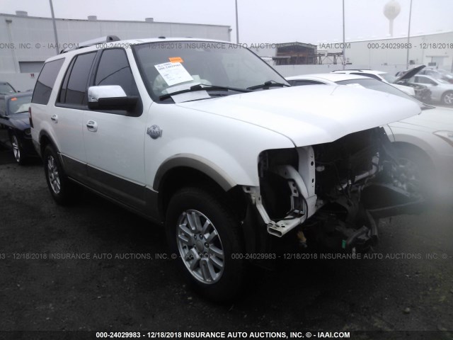 1FMJU1H50DEF26812 - 2013 FORD EXPEDITION XLT/KING RANCH WHITE photo 1