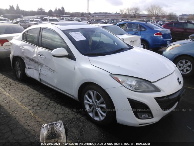 JM1BL1W69B1445190 - 2011 MAZDA 3 S WHITE photo 1