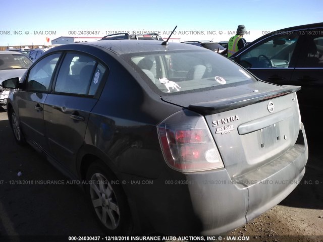 3N1AB61E49L682654 - 2009 NISSAN SENTRA 2.0/2.0S/2.0SL BLACK photo 3