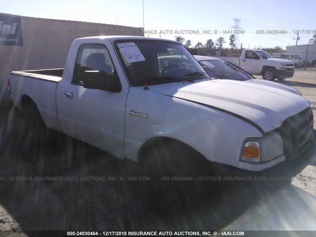 1FTYR10D39PA16036 - 2009 FORD RANGER WHITE photo 1