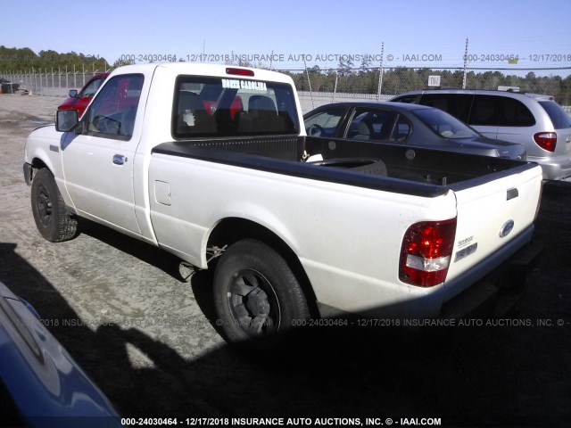 1FTYR10D39PA16036 - 2009 FORD RANGER WHITE photo 3