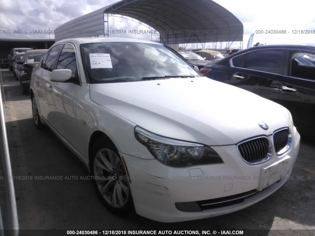 WBANW13559C162782 - 2009 BMW 535 I WHITE photo 1