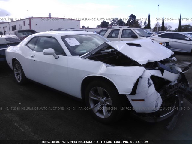 2C3CDZAG5GH117407 - 2016 DODGE CHALLENGER SXT WHITE photo 1