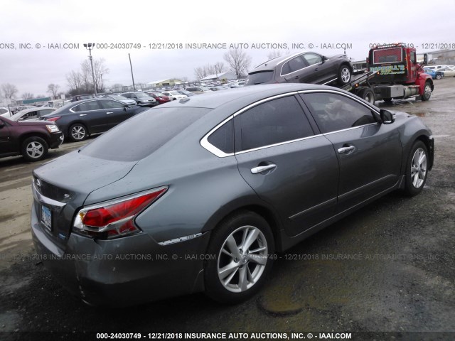 1N4AL3AP9EN365107 - 2014 NISSAN ALTIMA 2.5/S/SV/SL GRAY photo 4