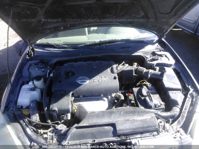 1N4AL11E52C147790 - 2002 NISSAN ALTIMA S/SL GRAY photo 10