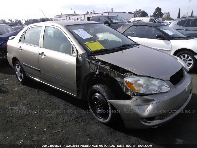 1NXBR32E26Z669375 - 2006 TOYOTA COROLLA CE/LE/S GOLD photo 1