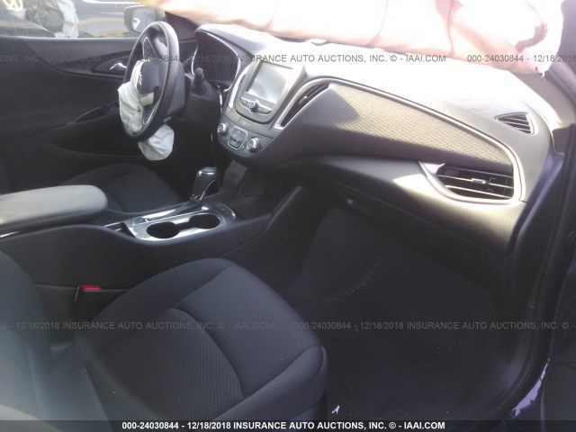 1G1ZB5ST1JF200611 - 2018 CHEVROLET MALIBU LS Dark Blue photo 5