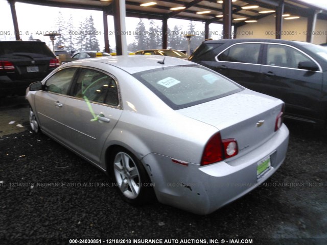 1G1ZB5EB0A4142215 - 2010 CHEVROLET MALIBU LS ვერცხლისფერი ფოტო 3