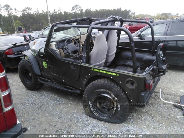 1J4FY29P3XP495708 - 1999 JEEP WRANGLER / TJ SE GREEN photo 3