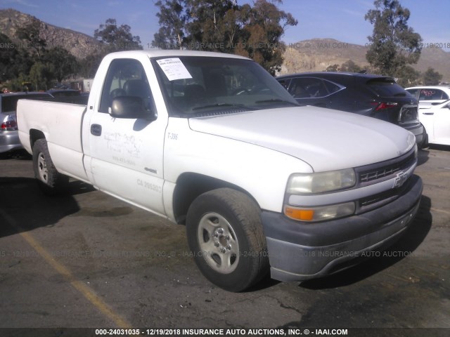 1GCEC14W8XE251377 - 1999 CHEVROLET SILVERADO C1500 WHITE photo 1